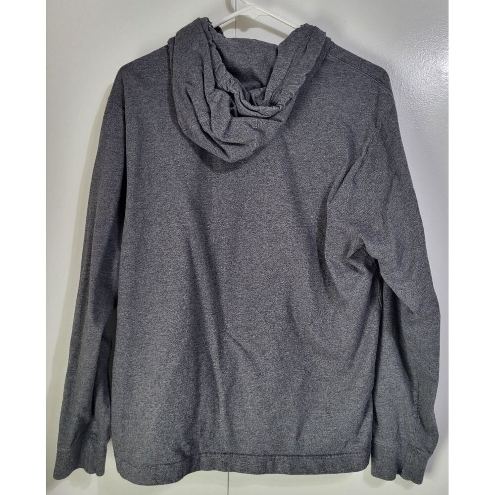 Nike Sportswear Club Pullover Hooded Shirt Gray Men's SZ M BV2746 *flaw - Picture 2 of 9